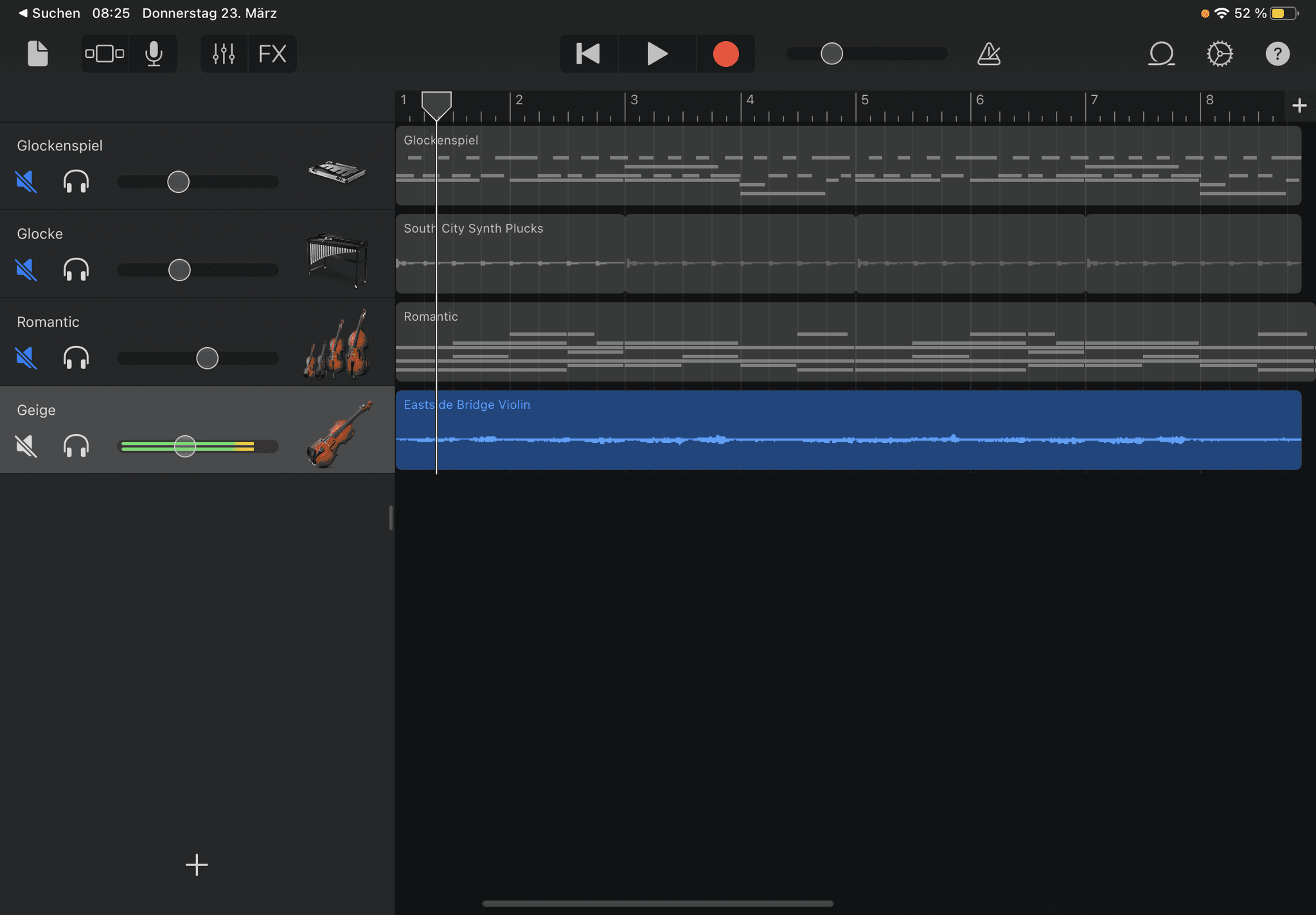 GarageBand - Leitmotiv "Verlassene Insel"