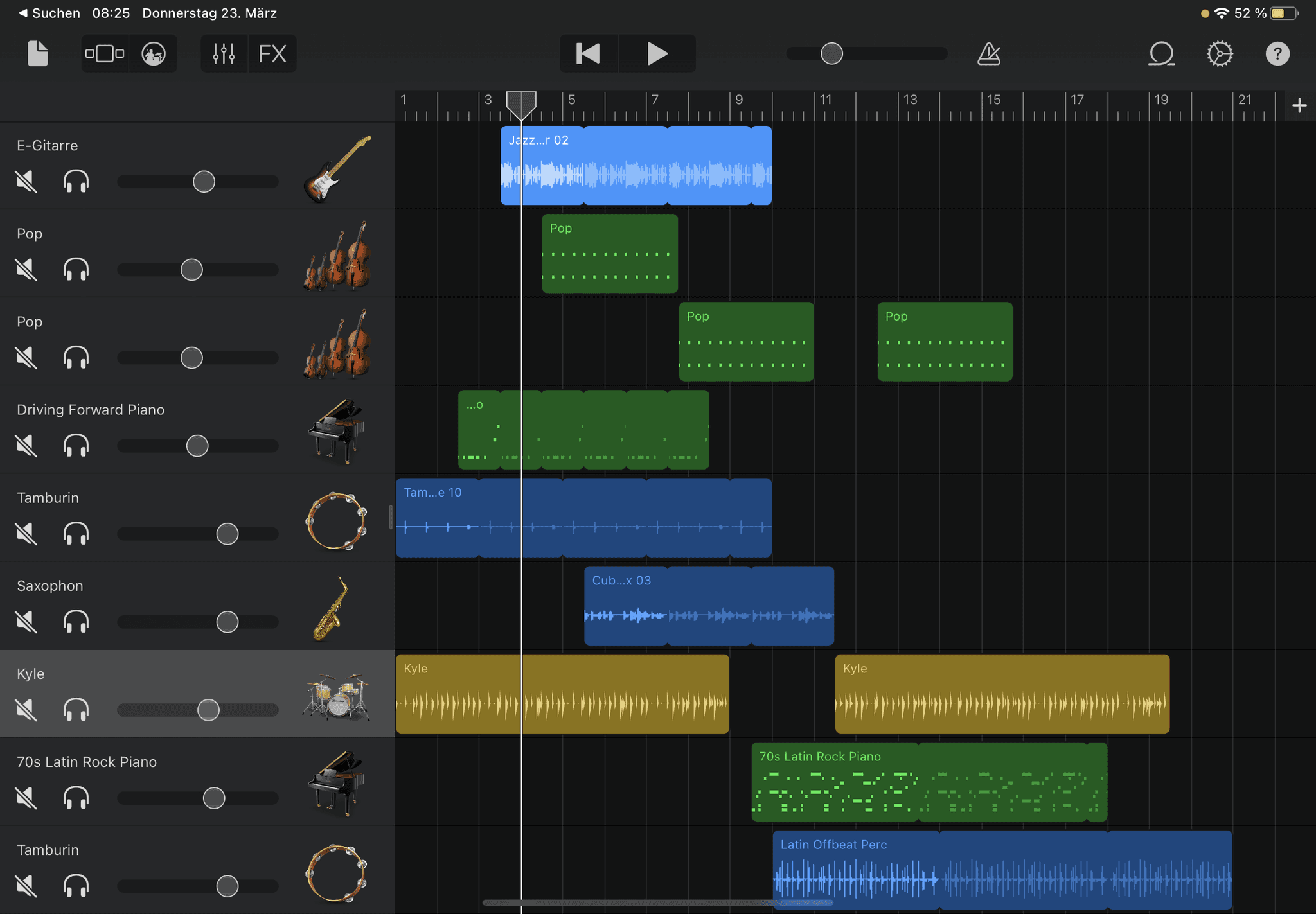 GarageBand - Leitmotiv "Bretagne Haus Rechts"